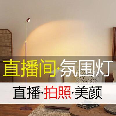 直播氛围灯落地灯客厅无频闪沙发阅读小红帽落日卧室床头灯氛围