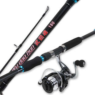 武道魂 碳素路亚雷强竿超硬锚鱼竿 XXH重雷直柄远投打黑鱼杆枪柄