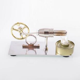 罗桥斯特林引擎发电蒸气机物理实验科学小制作发明玩具模型