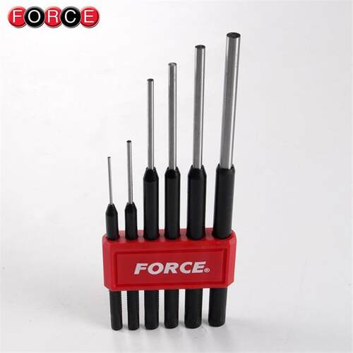 FOCE6件钒钢锻铬套造圆柱冲R顶50613出冲子中心圆冲凿子錾子