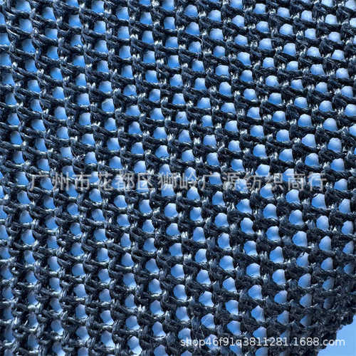 工厂直销 优质PP草编 斜纹镂空编织 网眼布 箱包 鞋材 装饰布批发