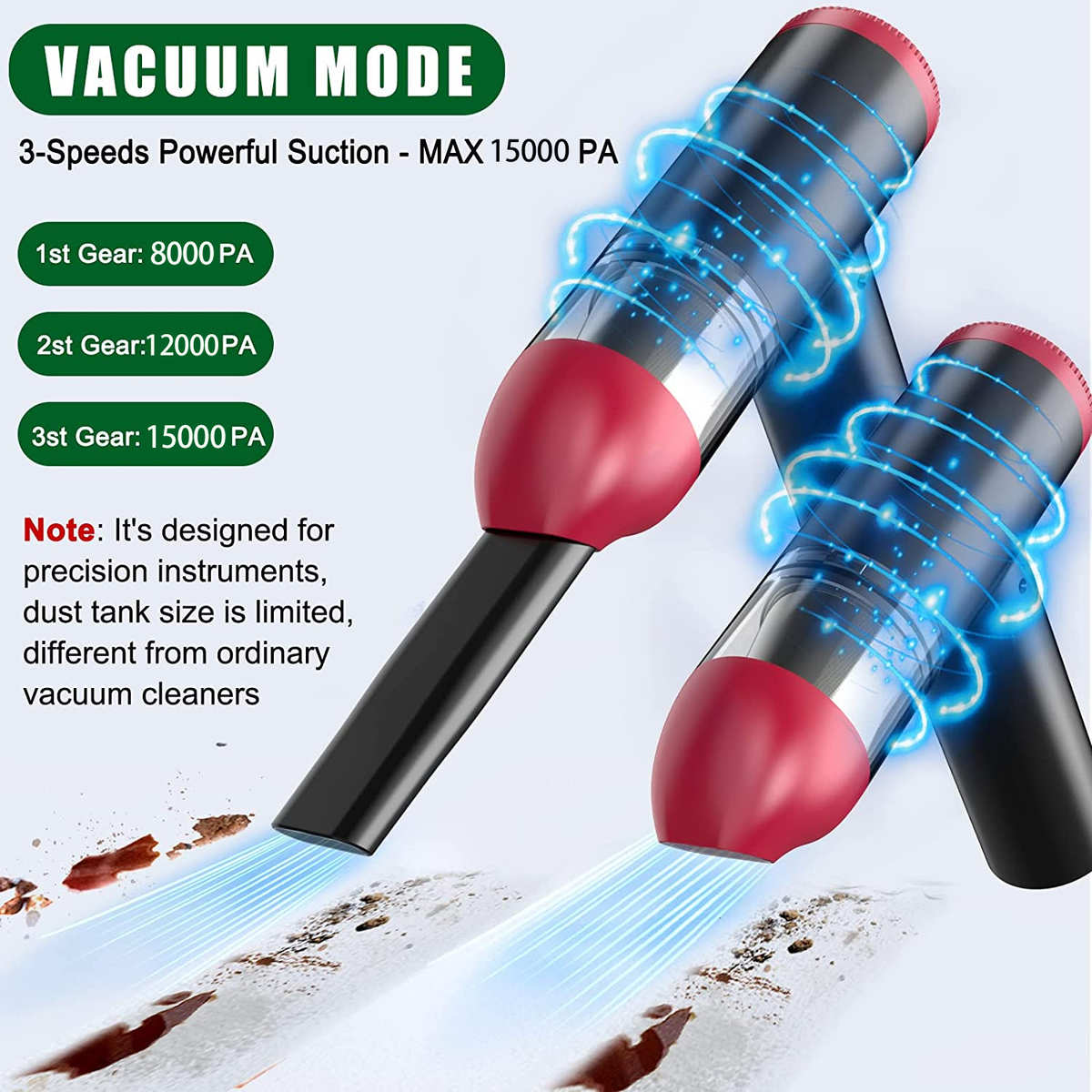 手持式吹无线多功能超强大功率车载小型抽气家用器吸尘器吸尘器尘