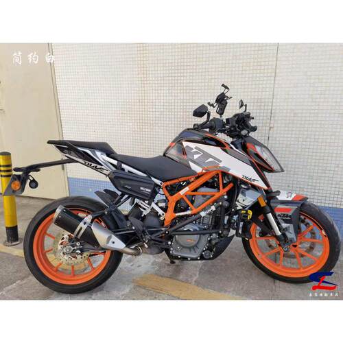 定制KTM DUKE390版画贴纸贴花杜克390摩托改装全车身贴膜拉花版花