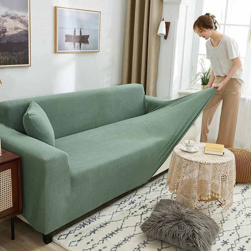 沙发套全包套玉米粒办公室罩商务公主贵妃椅无需测量厚罩批发