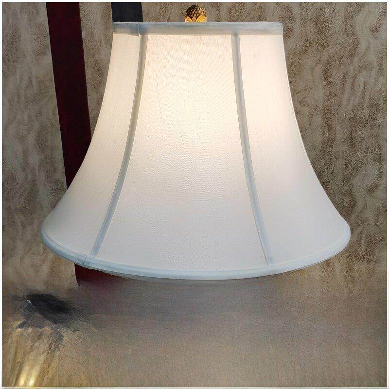 落地灯灯罩diy灯具配件卧室床头灯客厅台灯灯罩 布艺灯罩大号欧式