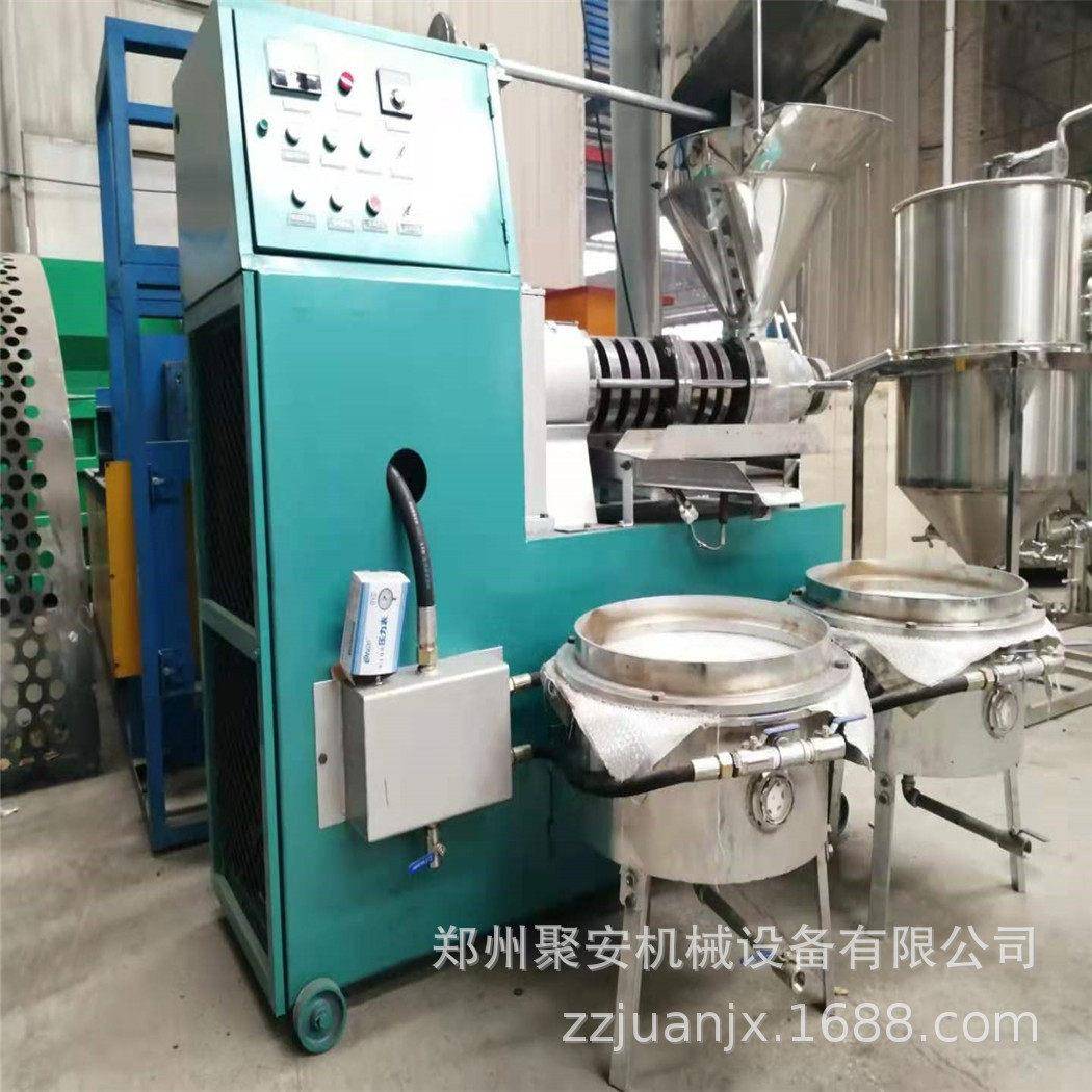 大中小型菜籽榨油机商用螺旋炸油机花生大豆油葵带壳核桃压油机