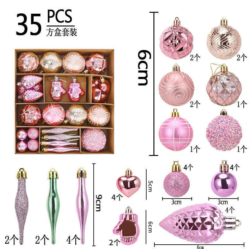 新款热卖创意彩绘圣诞球摆件 圣诞节装饰品小挂件网红盒装展示球,节庆用品/礼品,圣诞装饰品,淘宝优惠券,粉丝福利购,淘宝优惠卷