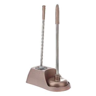 Plunger Toilet Brush Bathroom Powerful Cleaning with Holder