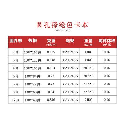 色彩色丝MAV带卡涤纶带本色号