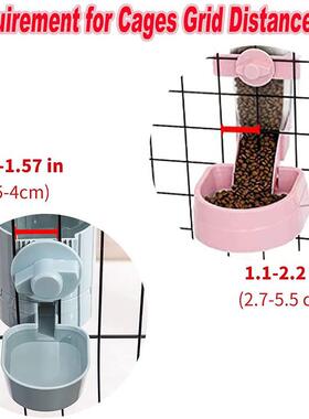 Automatic Pet Bowls Cage Hanging Feeder Pet Water Bottle Foo