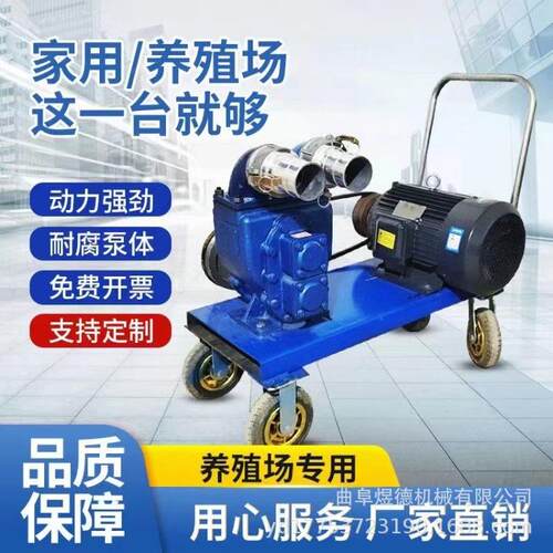 电机抽粪泵下水道清淤养殖场牛粪猪粪鸭粪鸡粪抽粪泵