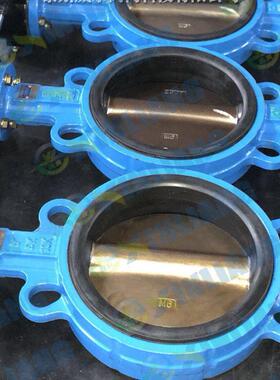 对夹式涡轮蝶阀涡轮蜗杆传动铸铁阀D331X DN250 3蝶00 507 400