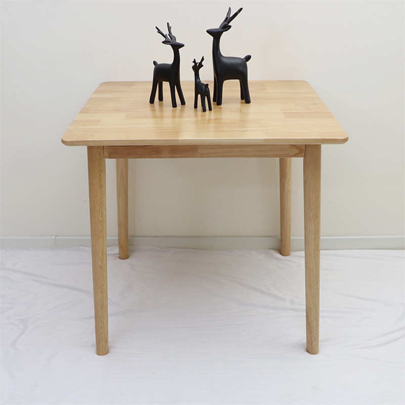 实木出租房家用餐桌方桌小桌子四方桌北欧小户型餐桌客厅简约吃饭