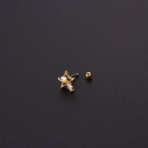 Color ear bone studs 20G stainless steel piercing earrings