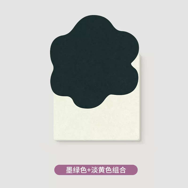 彩色毛毡贴展示板创意自墙板毛毡墙照片软木板卡通留言毛毡公告粘