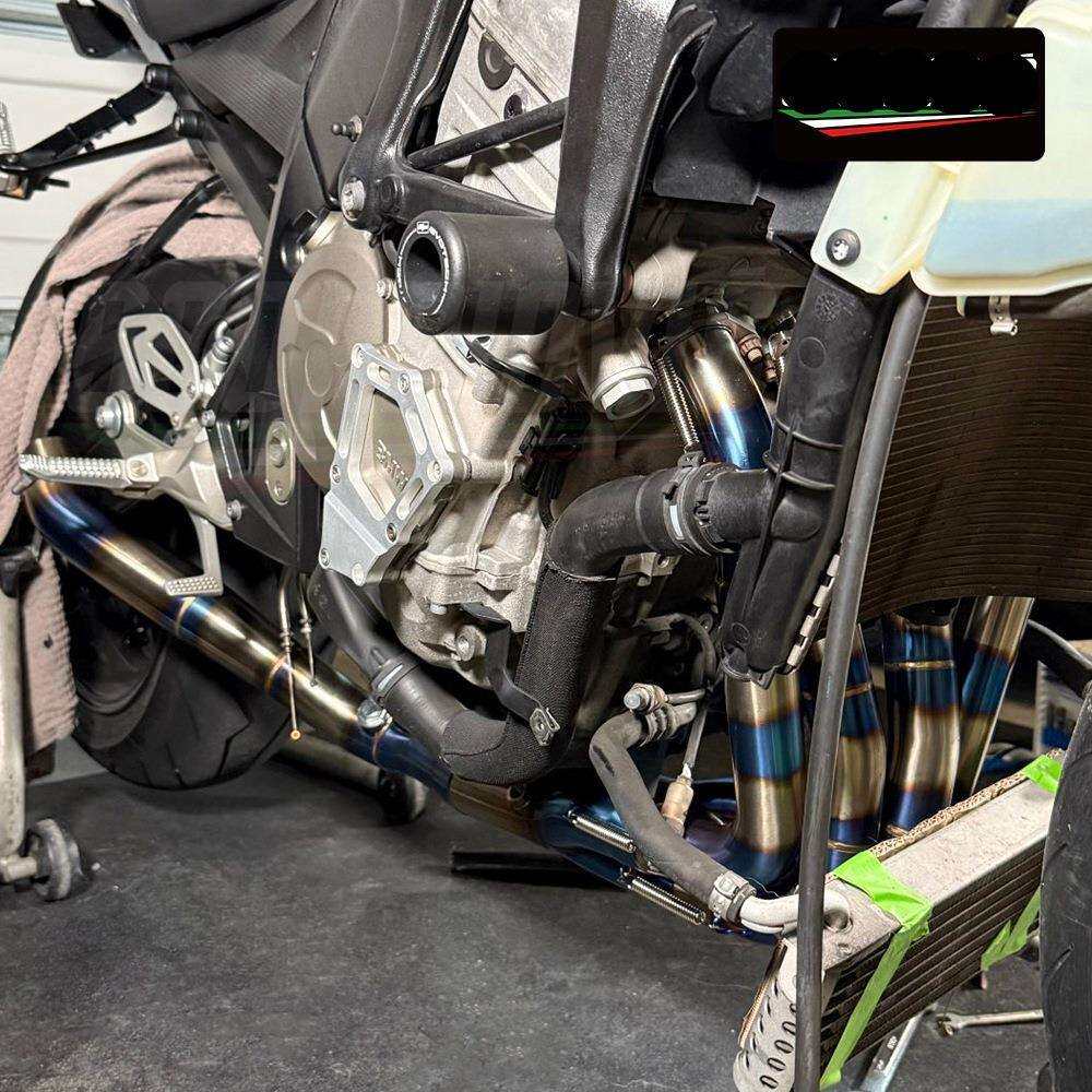 S1000R S1000RR全段排气管改装 分体前段 尾段消声器2010-2016年