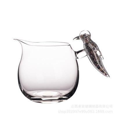 耐高温玻具璃茶手工橄榄石杯茶公道耐热加厚海功夫茶ESZ具分茶公