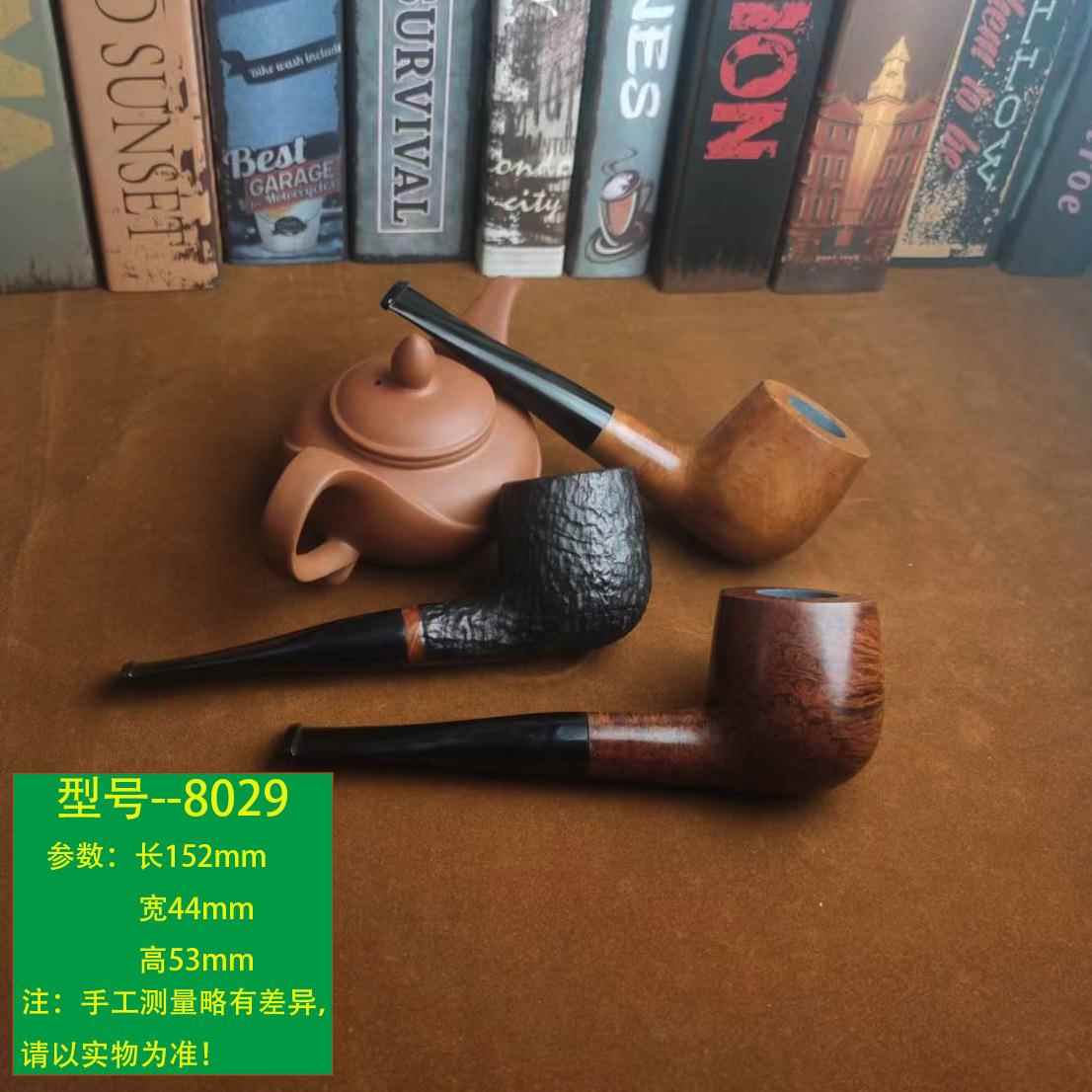 现货石楠木料手工斗九毫米过滤芯烟斗烟具工厂直销