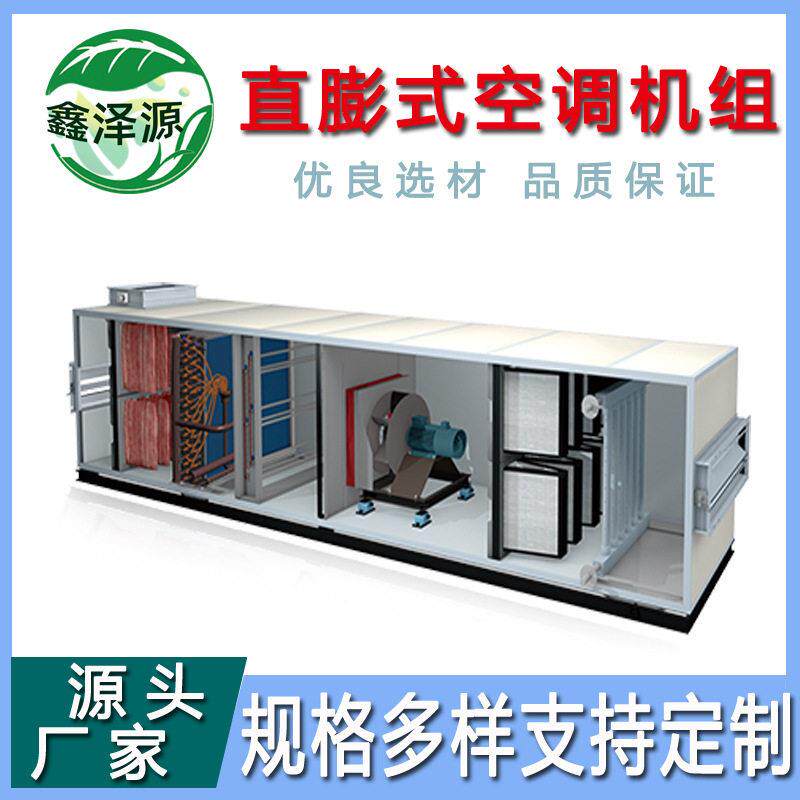 直膨式净化空调机组食品车间用洁净式直膨机中央空调恒温恒湿机组