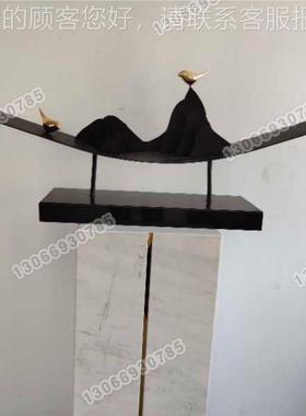 莞厂家现货全透明树脂工艺配品饰品新软装大堂饰91401玻璃钢雕东