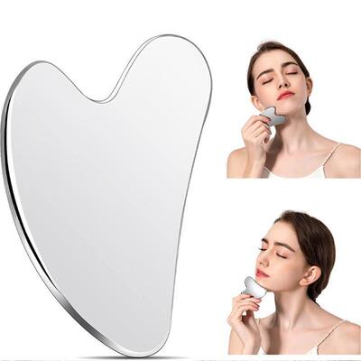 Gua Sha Facial Tool Stainless Steel GuaSha Face Lift 刮痧板