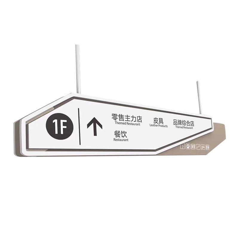 医院商场吊牌灯箱卫生间牌地下室指示牌标识灯箱展示架广告牌制作