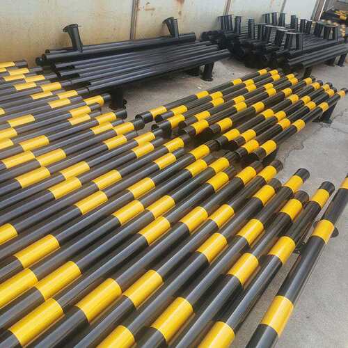 76管加厚挡车杆 汽车停车位挡车器 钢管防撞栏杆厂家