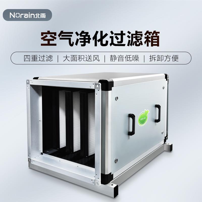 空气净化过滤箱四重过滤净化箱新风系统除雾霾异味甲醛高效吸附箱