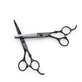 阿恰比5.5 刮刀削发工具 6寸发廊理发剪刀平牙剪刘海打薄美发套装