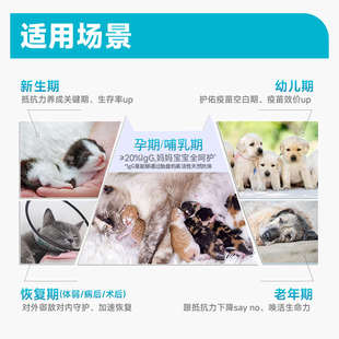 24小时牛初乳宠物猫狗通用营养免疫膏 PNJ佩纳嘉高纯乳铁蛋白猫犬