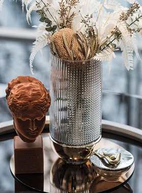 匠十三 轻奢客厅电视柜家居花艺现代玻璃花瓶摆件茶几装饰品