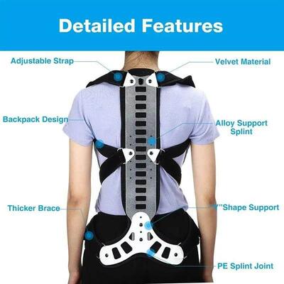 Back Brace Posture Corrector Women Men Back Support Belt for