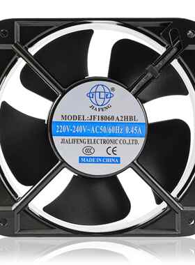 工厂直供1A8060交流热风KVQ扇C220V380V双散滚珠机充电桩柜散热风