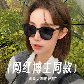 方形墨镜女2024高级感大框显脸小防晒防紫外线近视偏光太阳镜