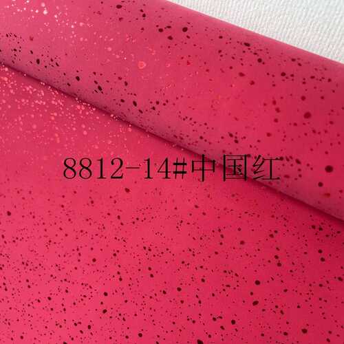 烫金羊巴PU皮革0.8mm流星雨小雨点鞋材箱包装饰工艺品仿皮面料