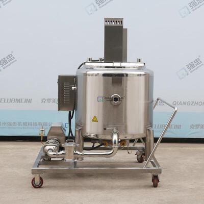 高粘度物料输送巧套克力钢电加QKL不热搅拌乳化过锈滤成系统