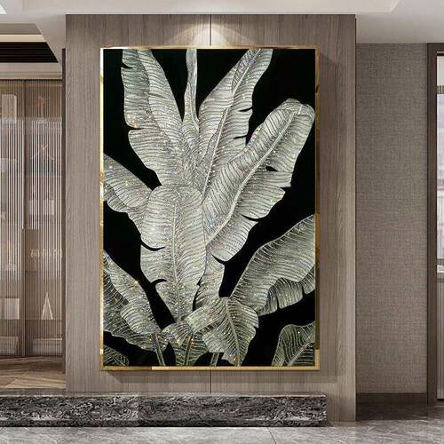 珐琅装饰画入口大厅客厅现代无障碍豪华挂画餐厅卧室房子走廊手绘