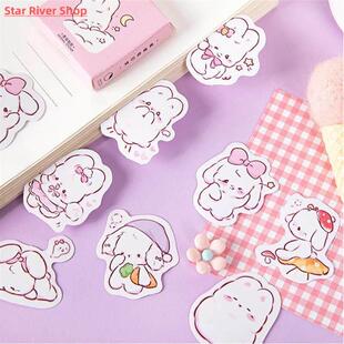 daily Stickers Plan rabbit Decoration Cute box pcs Kawaii