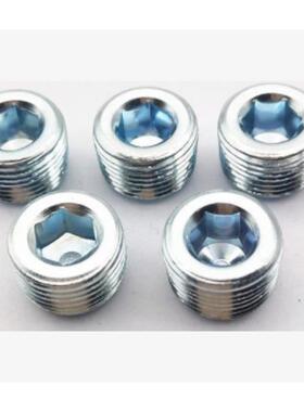 DIN906六角喉塞45#喉塞NPT1/4RTX内*18*10