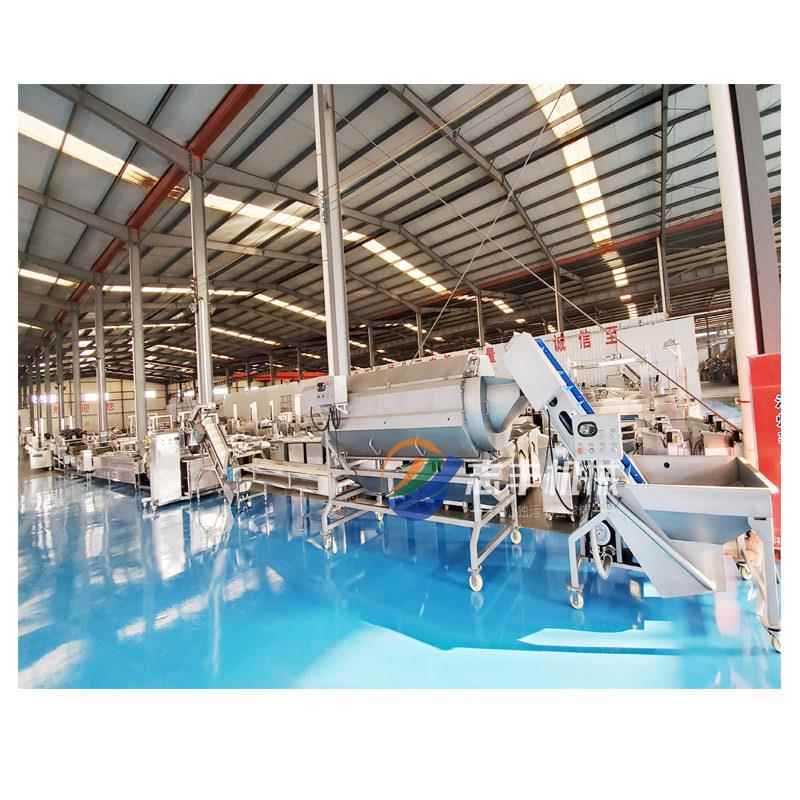 速冻薯条设备 全自动速冻薯条生产线 冷冻薯条流水线 法式薯条线