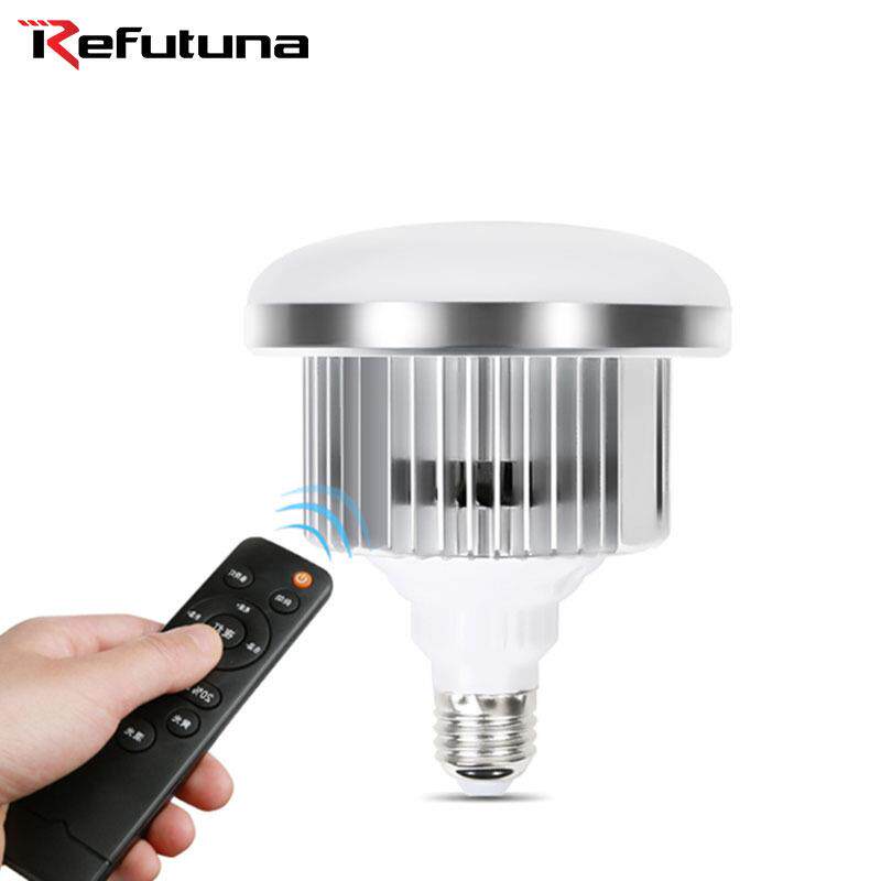 锐富图 LED105W遥控灯泡三色温调光柔光箱摄影灯手机拍摄白光暖光
