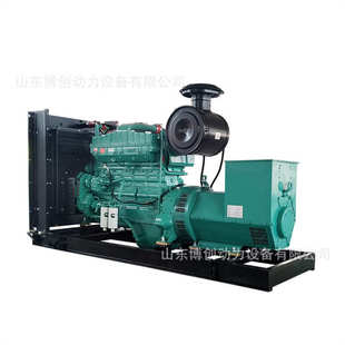 采矿工程发电机发电机组常用柴油备用工厂开架式康明斯200kw