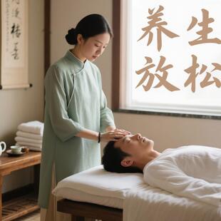 美容院工作服女高端养生馆理疗师新中式 旗袍小儿推拿艾灸采耳技师