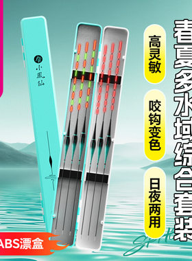 小凤夜光套装两用鱼漂野钓浮漂