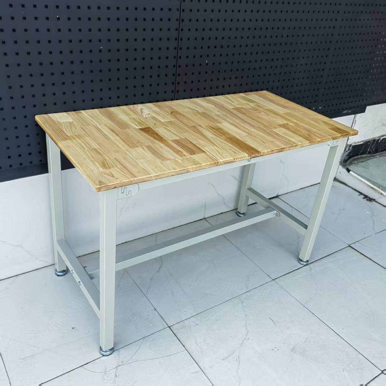 定制重型钳工车间工厂实木操作工作台简约可调节打包台维修实验桌