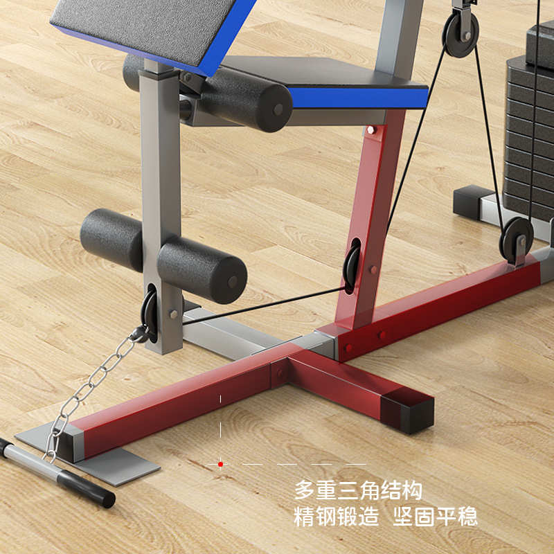 器大型器械力量100lb套装多功能 健身房站单人家用综合训练组合