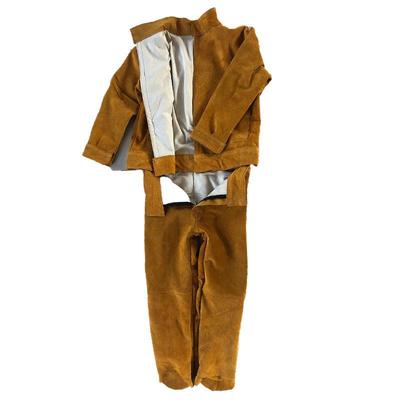 正品牛皮作服服电焊防护衣牛皮衣劳保防耐烫磨耐高工温防火防飞溅
