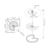 衣柜衣帽间转角旋转衣架旋转挂衣器转角挂衣杆衣帽间转角挂衣器