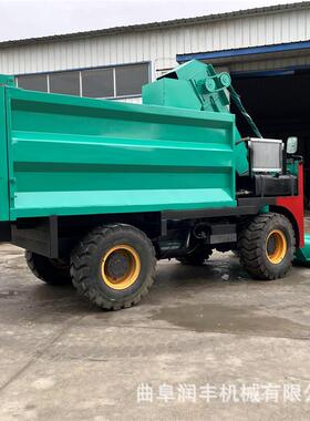 牧场柴油铲粪机牛圈清洁粪便清理机4102发动机三轮除粪车
