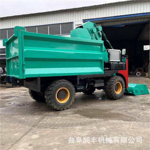 牧场柴油铲粪机牛圈清洁粪便清理机4102发动机三轮除粪车